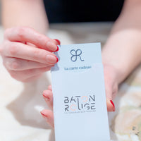 Carte cadeau physique (Rouge à lèvres ou blush)